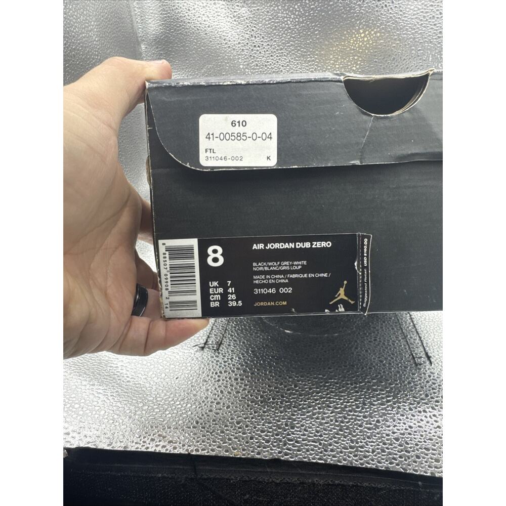 Size 8 - Jordan Dub Zero Oreo - 311046-002 With Box - Picture 9 of 9